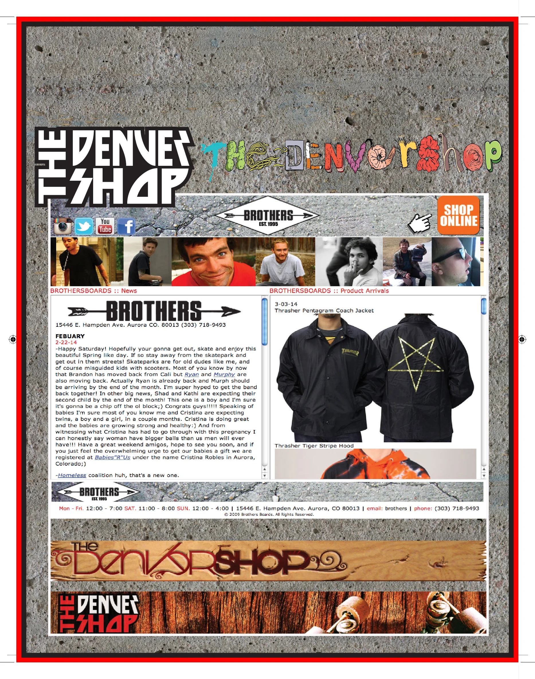 The Denver Shop, page 1